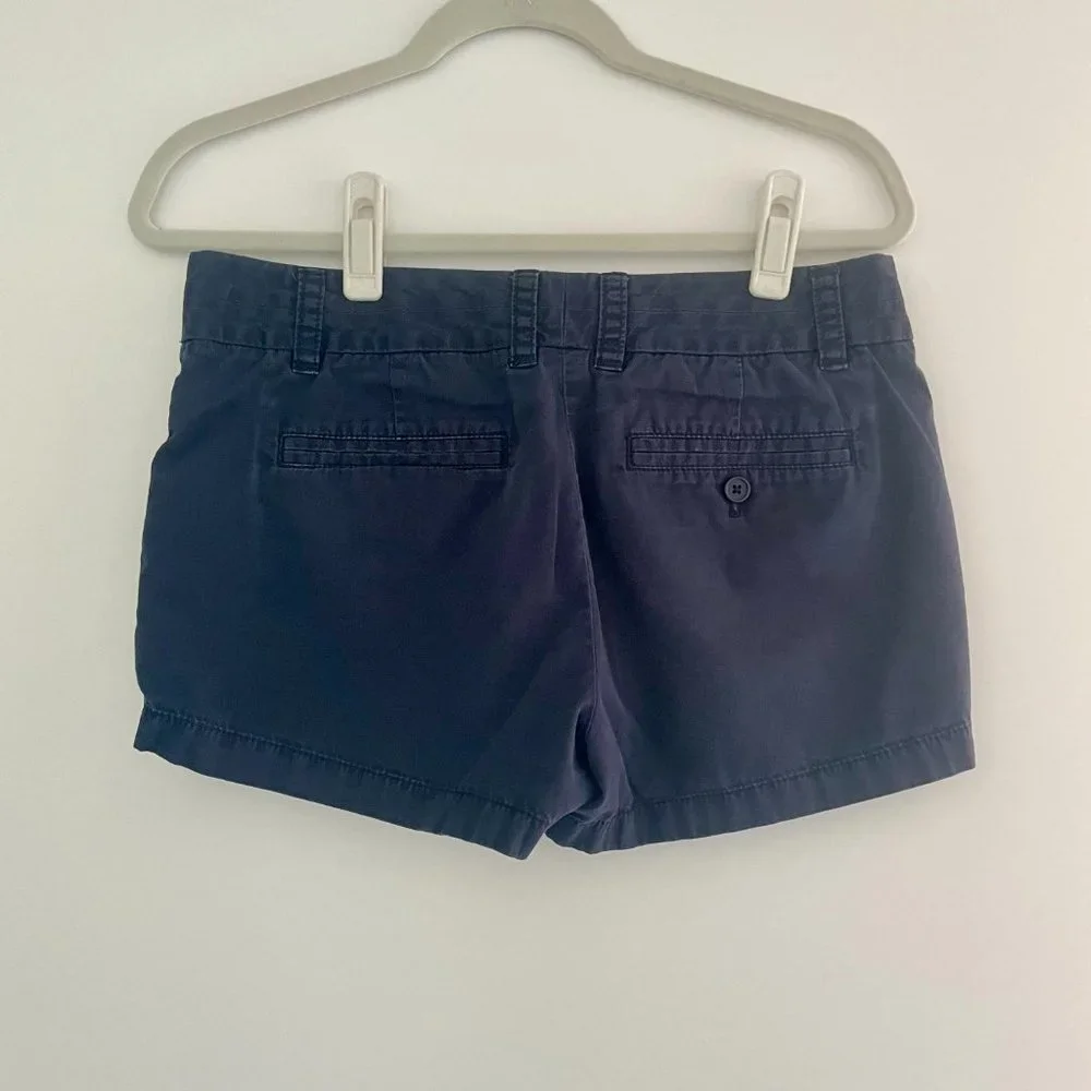 J.Crew Navy Chino Shorts, Size 6‎